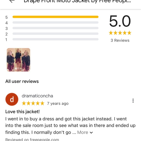 Free People Drape Front Coated Jacket Black Size 12 EUC - Picture 8 of 10